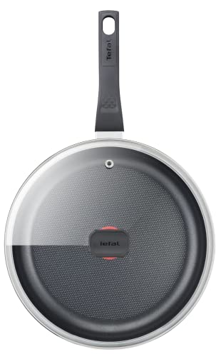 Foto von Tefal Easy Cook&Clean B5543202 Schmorpfanne 24 cm + Deckel, für alle Herdarten außer Induktion, Antihaftbeschichtung, Easy Cook&Clean