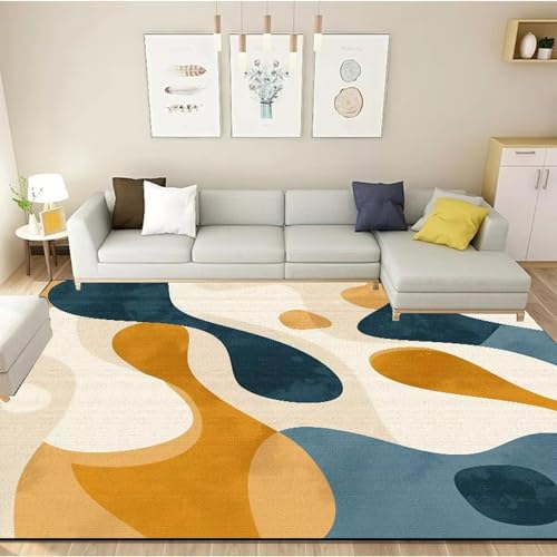 Tapis Moderne pour Salon 180x240cm Abstrait Grande Surface