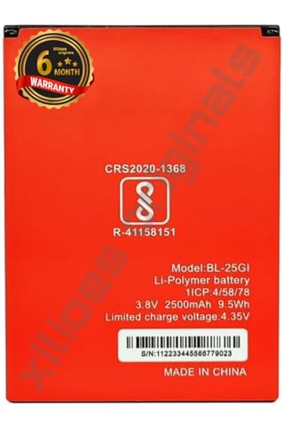 Image of BL-25GI Battery for Itel 1518 / 2500mAh Battery with 6 Month Warranty** (V75)
