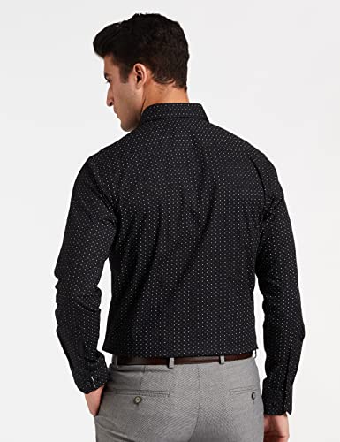 Image of Diverse Men's Cotton Printed Full Sleeve Regular Formal Shirt