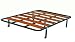 HOGAR24 ES.es-Somier Somieres Lama Ancha con Taco Anti-Ruido + 6 Patas cuadradas con Ruedas Alto 32 cm, Tubo 30 x 30; Medida 90x190