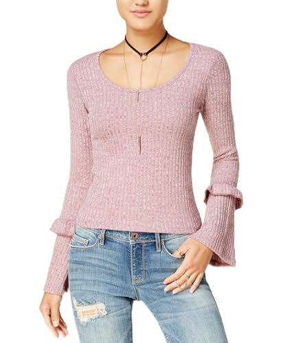 American Rag Juniors Ruffled Bell Sleeve Sweater