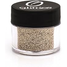 GLITTIES - Platinum Jewel - Cosmetic Grade Fine .008" Loose Glitter Powder Safe for Skin! Perfect for Makeup, Body Tattoos, Face, Hair, Lips, Soap, Lotion, Nail Art - 10 Gram Jar