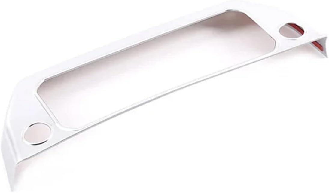 GERRIT Car Interior Accessories Fit for Land Rover Defender 110 130 2020-2021 Air Conditioning Mode Button Frame Sticker Upholstery Care (Color : Silver)