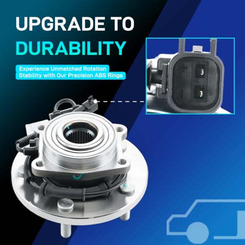 Image of BDELI 513273 2X Front Wheel Hub Bearing for 2008-2016 Chrysler Town Country