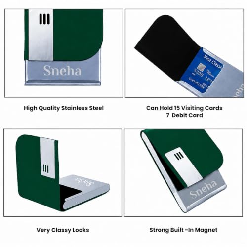 Image of Giftana 7 in 1 Laptop Bag and Laptop Stand with Personalized Diary & Pen, Keychain, Card Holder, Mobile Stand Set, Customized Gift for Husband, Employee Welcome Kit, Corporate Gift for Employees (Green 2)