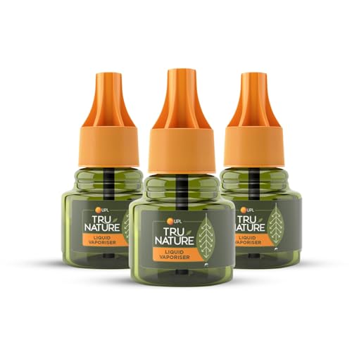 Image of Tru Nature Mosquito Repellent Liquid Refill 45 ML - Pack Of 3 | Fit for All Machines | Paediatrician Certified | Effective for 45 Nights | Plant Based | Chemical Free