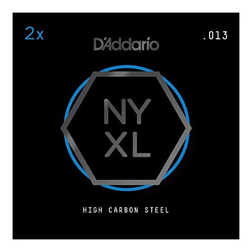 D’Addario NYPL013 Corde pour guitare (Pack de 2) – Tirant .013 - Les Beatles, Paul McCartney, John Lennon, RIngo Starr, George Harrison D'Addario NYPL013 Corde pour guitare (Pack de 2) - Tirant .013