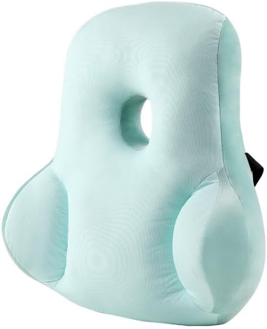 Suede All Season Versatile Office Backrest Chair with Long Term Sitting Pillow