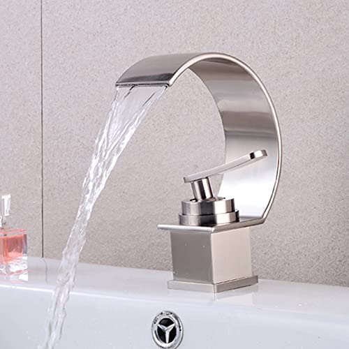 Mitigeur chrome pour salle de bain robinet haut de gamme finitions brossées et dorées