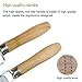 A ABIGAIL Car Sound Deadener 5PCS Insulation Tool with Wood Handle for Auto Noise Roller Sound Insulation Application