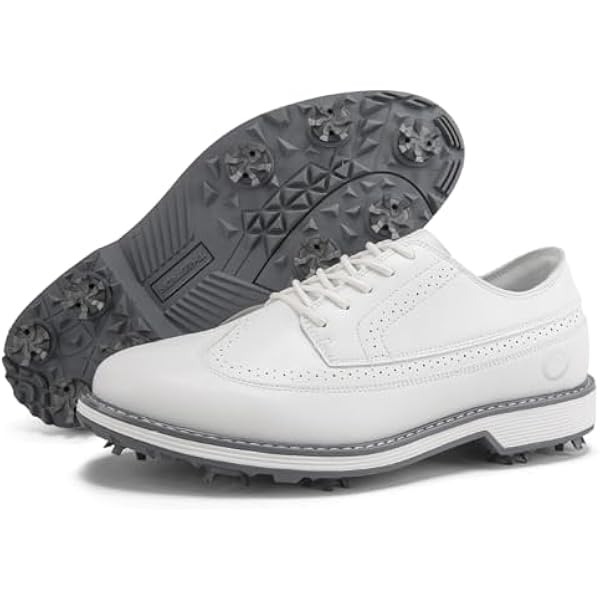 Męskie biznesowe buty golfowe profesjonalne wodoodporne z kolcami antypoślizgowe codzienne do treningu na świeżym powietrzu