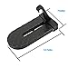 Car Door Step for Easy Roof Access -Multi-Foldable Aluminum Alloy Car Step Hook for Most Cars, SUVs, Trucks - with Glass Breaker - Roof Rack Accessories - Max Load 400 lbs(Rounded Black 2 Pack)