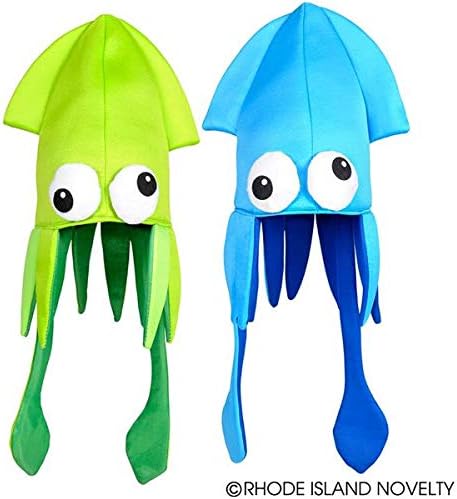 Squid Hat Party Accessory, Colors may vary