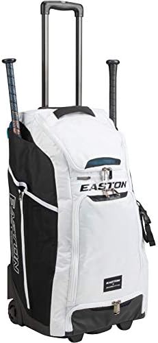 Easton | Yakalayıcı Tekerlekli Çanta | Jen Schro Fastpitch Edition | Beyaz — Amazon ürün görseli