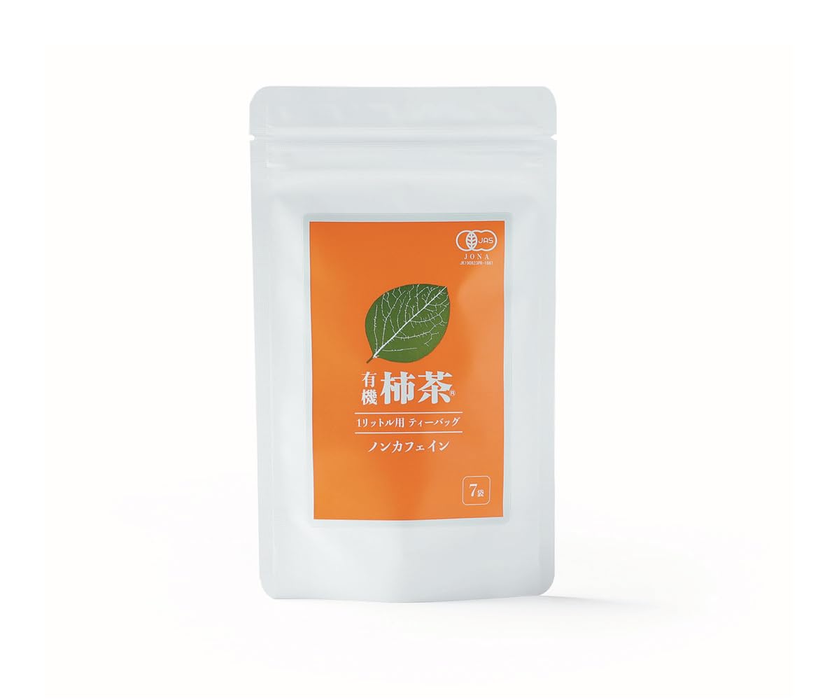 【柿茶本舗 公式】有機柿茶 ティーバッグ 4g×12包｜国産 有機JAS認定 柿の葉茶｜無農薬栽培・無添加・ノンカフェイン｜妊婦さん・授乳中・子供も飲める自然派オーガニックティー｜ビタミン・ミネラル・ポリフェノール豊富｜毎日の美容・健康維持に