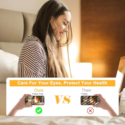TRIJZHOU 2 Pack E27 LED Light Bulbs 10W Equivalent to 100W Halogen Warm White 3000k 1200 Lumen AC 100-256Volt Beam Angle Energy Saving E27 Base Bulb - Image 4