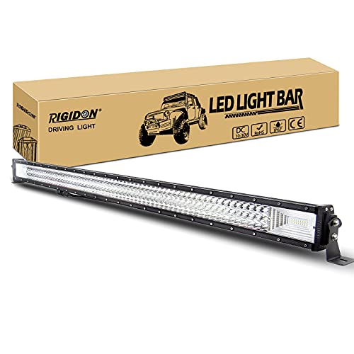 RIGIDON Cgo[ 52C` 27000LM LED Ɠ 12V 24V IP67h [NCg It[h Cgo[ Ԃ̃Cg D/gbN/eƑΉ 6000K-6500K