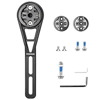 ROCKBROS Aero Fahrradcomputer Halterung mit Schnellverschluss Leichtbau Lenkerverlängerungshalterung für Garmin, Wahoo, Bryton, Action Kameras und Fahrradlichtern, Aluminiumlegierung Lila Sport & Freizeit