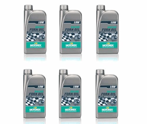 Compatible avec/Remplacement pour HUILE FOURCHE MOTOREX RACING FORK 15W / 6 LITRES / 3062660