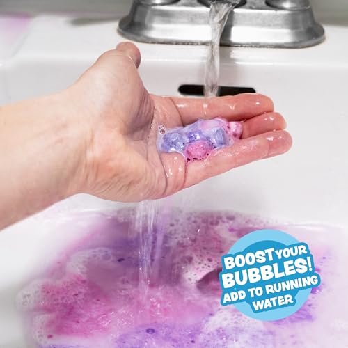 Tub Works® Mini bombas de banho Lil' Bursts™ para crianças, 90 unidades, arco-íris | Não tóxicas |