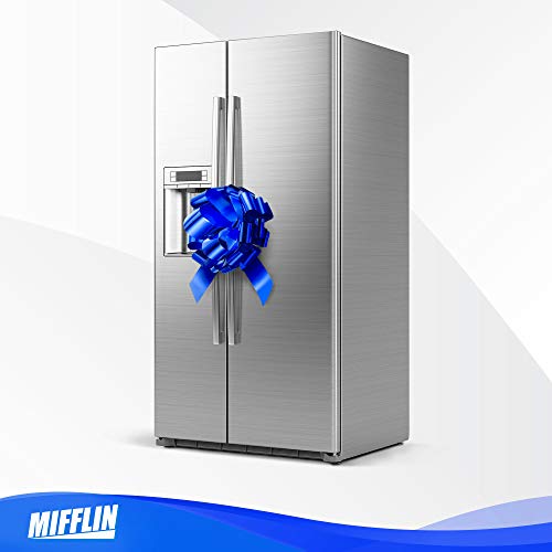 MIFFLIN Big Car Bow (Blue, 23 inch, 1 Pack), Gift Bow, Giant Bow for Car, Birthday Bow, Huge Car Bow, Car Bows, Big Blue Bow, Bow for Gifts, Christmas Bow for Cars, Gift Wrapping, Big Gift Bow - Thumbnail 5