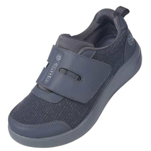 Image of Sisttke Women's Diabetic Shoes Wide Toe Box Slip-On Shoes | Elderly Footwear for Swollen Feet, Edema, Neuropathy & Foot Pain Relief