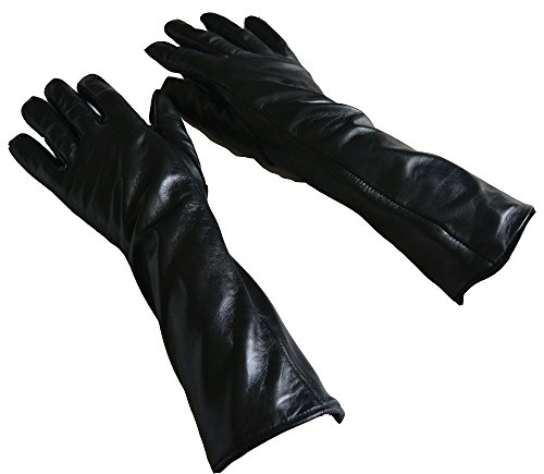 SGI Damen Luxus Lederhandschuhe Lang Leder Handschuhe echt Leder, NEU (XXL)