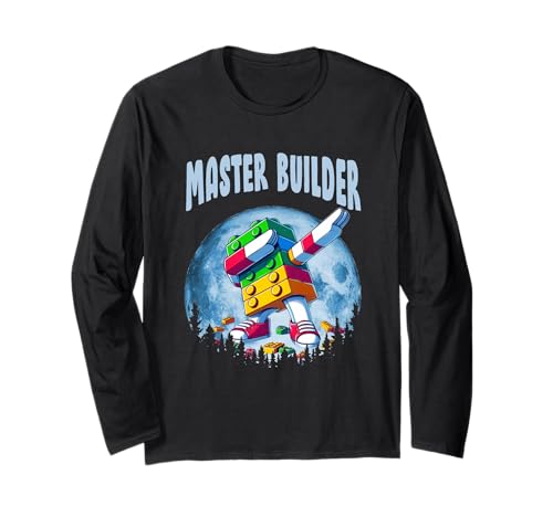 Cool Master Builder Dabbing On Moon Blocks Bricks Builder ����T�V���c