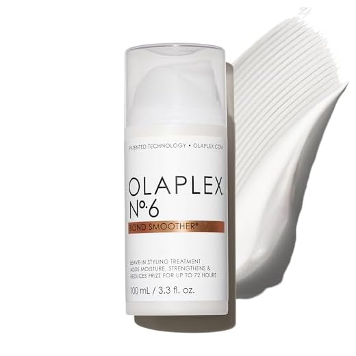 Olaplex Nº. 6 Bond Smoother: Leave-In Styling Treatment | Smooths, Conditions, & Strengthens | Frizz Control for Up to 72 Hours | For Coily, Curly, Straight, and Wavy, 100 mL / 3.3 Fl. Oz.