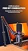 Ko-Star Dynamic Podcast Microphone Kit with RGB Lighting, 270° Adjustable Suspension Arm Stand, Professional XLR/USB Output for Streaming, Recording, Gaming (Black) #1