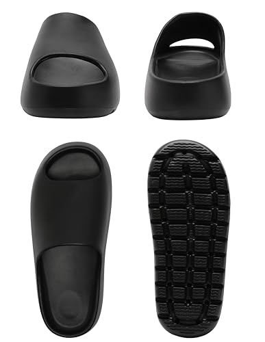 Image of Cloud Slides for Women Men, Unisex Recovery House Slides Indoor Outdoor, Waterproof Shower Shoes for Bathroom, Womens Mens Walking Sandals Comfortable