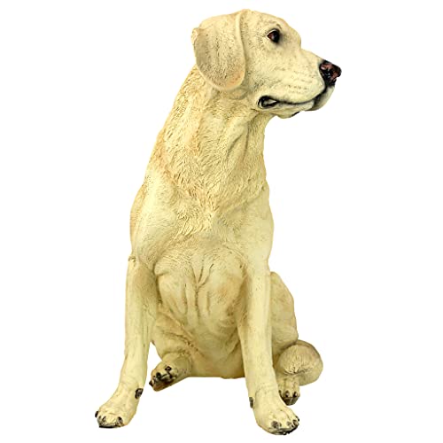 Design Toscano Golden Labrador Retriever Dog Garden Statue, 15 Inch, Full Color #TOP4