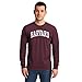 Barnesmith Harvard University Crimson Long Sleeve T-Shirt, Classic, Maroon, X-Large