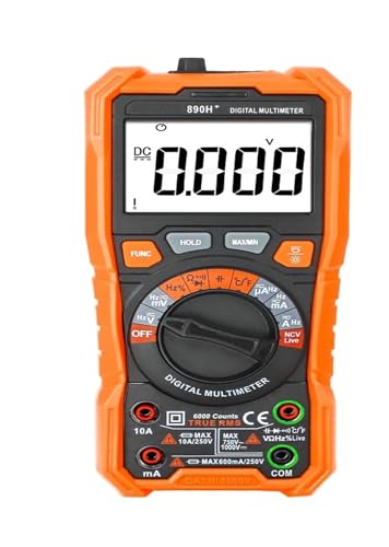 Multimètre numérique 890H+ 6000 points avec mesure sans contact et sélection de plage automatique