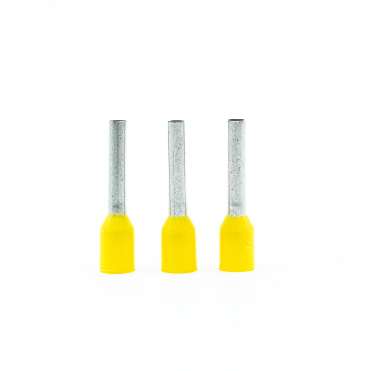 ERKO cable terminals 100 pieces, conductor cross section 1.5mm2, length 10mm, professional cable lugs made of galvanized copper with polyamide insulation