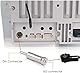 Antennenadapter Autoradio DIN - ISO - Antennenstecker Stecker Buchse - Antennen Adapter Universal Radioadapter Auto KFZ Antenne