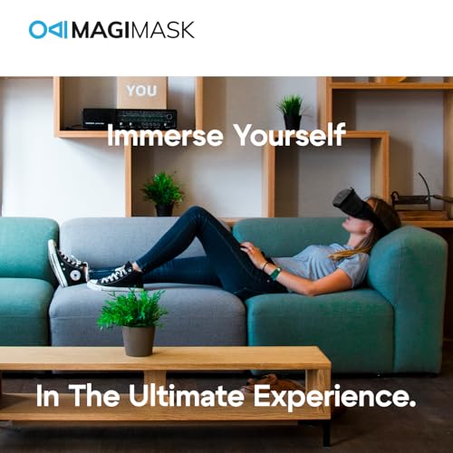 MagiMask VR Headset for Phone | Unibody Lens | HD FPV Monitor Compatible with All Smartphones | Alternative to AR Glasses & VR Goggles - Image 3