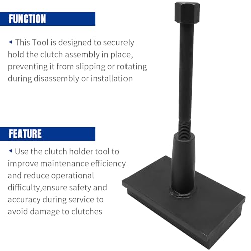 Image of Clutch Holder Tool for Polaris RZR 800 900 & General 1000, Heavy Duty Steel Clutch Holding Fixed Repair ServiceTool