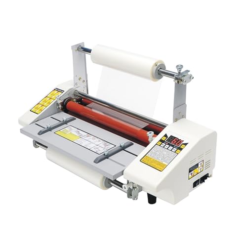 LEPREM Macchina laminazione a caldo e a freddo, pellicola per foto, plastificatrice 1,1 m/minuto,...