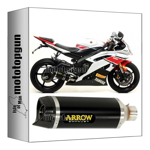 Pot echappement Arrow embout carby pour moto Yamaha YZF 600 R6