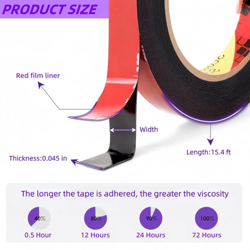 Gasenvan Double Sided Tape 1/4 in