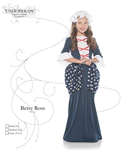 Disfraz Infantil Betsy Ross miniatura 2