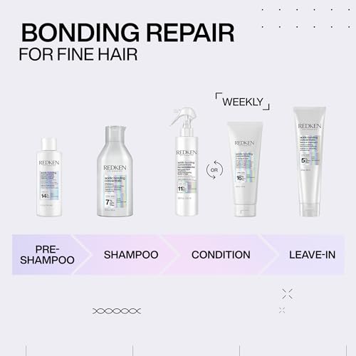 9. Bild von Redken Pflegendes Haarshampoo mit intensivem Schutz vor Farbverlust, Konzentrierte All-In-One Formel, Acidic Bonding Concentrate Shampoo 300 ml (1er Pack)