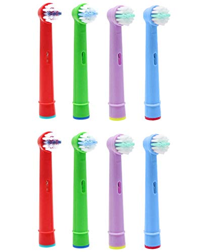 VINFANY 8PCS Kids Electric Toothbrush Heads for Oral B, Replacement Brush Heads for Kids Brush Heads Compatible with Professional Care, Advanced Power