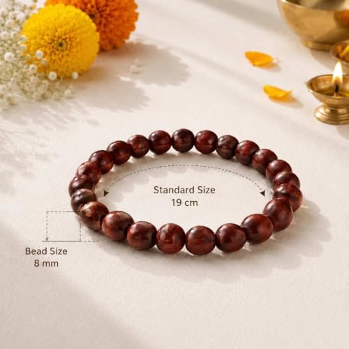 Image of Beaded Bracelet for Men & Women | Stretchable Handmade Prayer Meditation Yoga Wrist Bracelet | Stylish Everyday Wear | Free Size