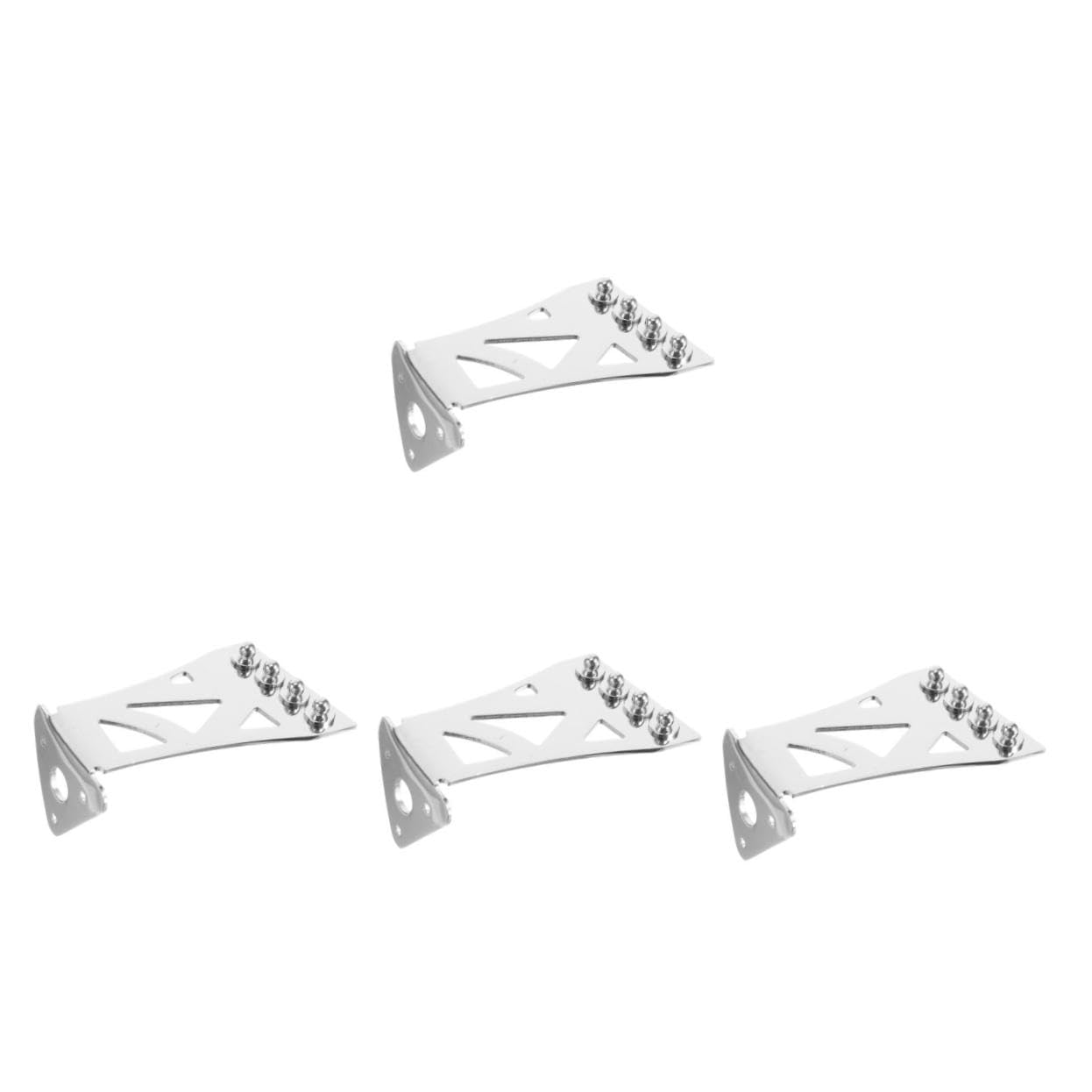 BESTonZON 4Szt Panel do ściągania wzorów głowa banjo części banjo końcówka banjo Końcówka struny banjo gitara materiały banjo metalowy strunnik banjo układ metalowy instrument muzyczny Dobb