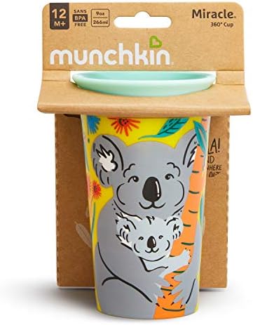 Munchkin Miracle 360° Wildlove Sippy Cup, 9Oz/266Ml, Koala