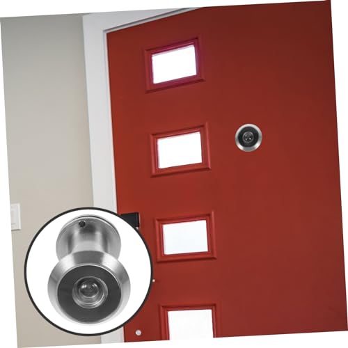Set de mirilla de puerta de seguridad con visor de privacidad para hogar, oficina y hotel, resistente, de alta definición, fácil instalación miniatura 5
