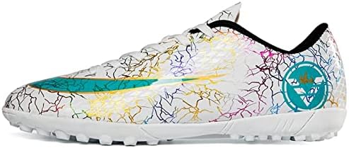 TKIG Mens Women's Football Shoe No Slip Football Cleat for Youth Running Green